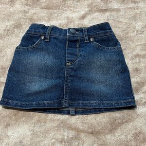The Children's Place Dark Blue Denim Skirt